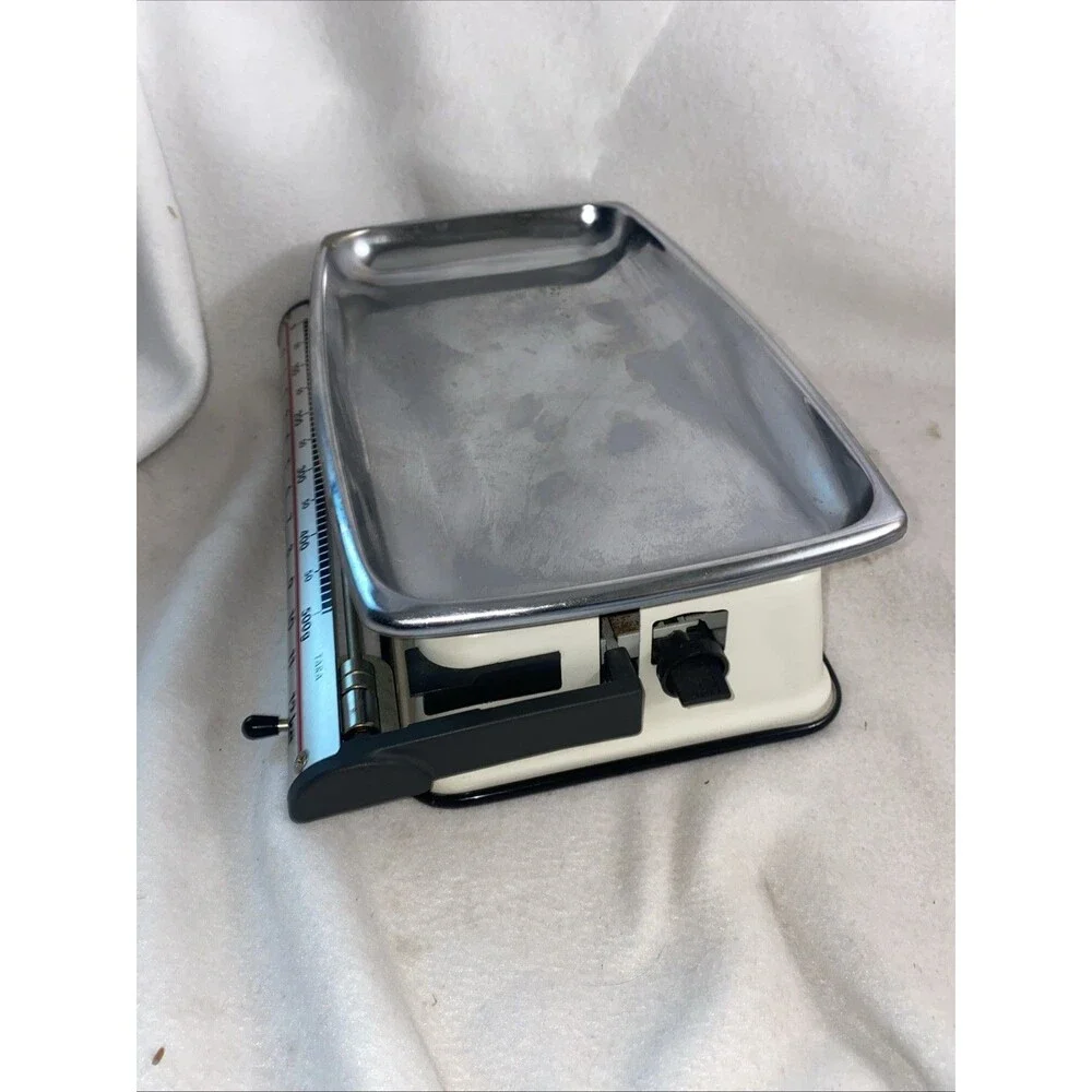 Vintage Kitchen Scale Soehnle German 500 Gramm White Decor Farmhouse